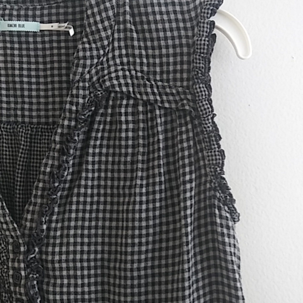 Kimchi Blue black and tan sleeveless top